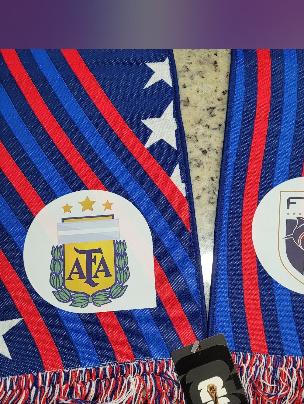 Argentina Vs Cabo Verde Scarf FIFA World Cup 2026 Miami Limited Edition - Picture 4 of 9